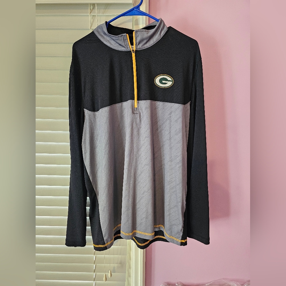 Green Bay Packers 1/4 Zip TX3 cool